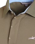Schockemohle Marvin Style Gent's Polo Shirt, Olive