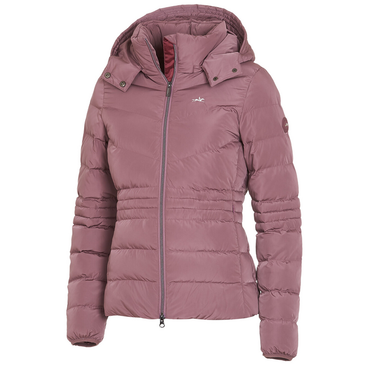 Schockemohle Frances Style Ladies Quilted Jacket, Rose Taupe