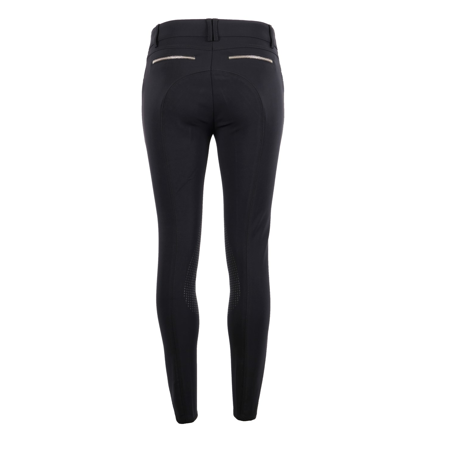 Montar Elisabeth Soft-Tech Premium Breeches Knee Grip, Mid Rise Black