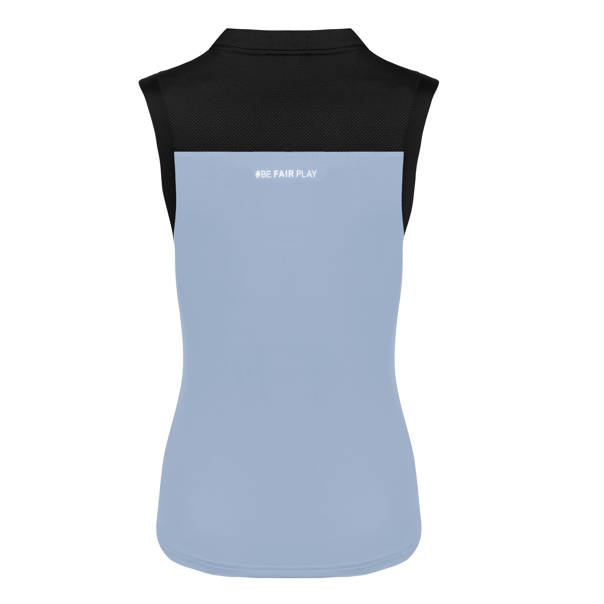 Fair Play Sleeveless Competition Top JUDY, Blue-Black