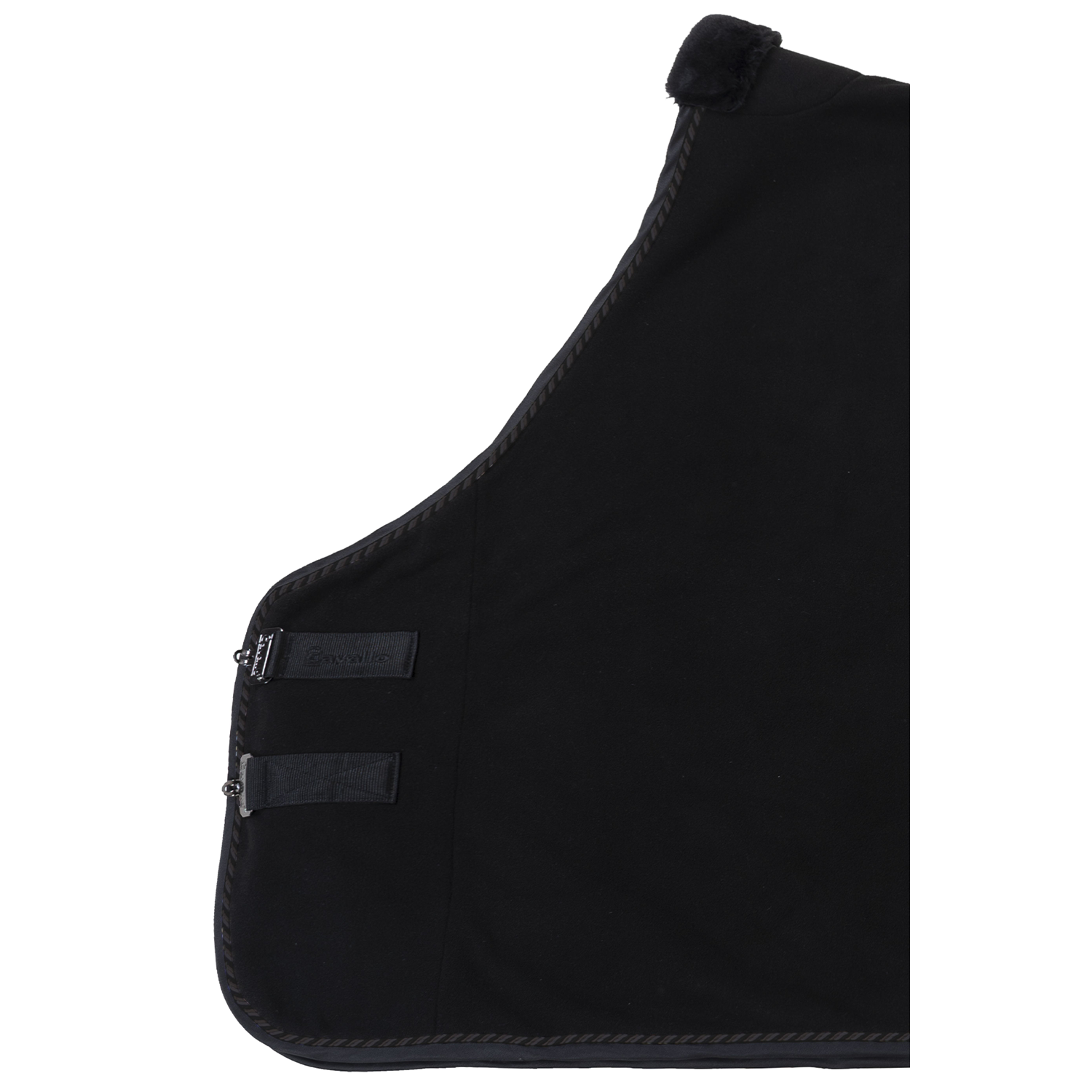 Cavallo Hilla Fleece Rug, Black