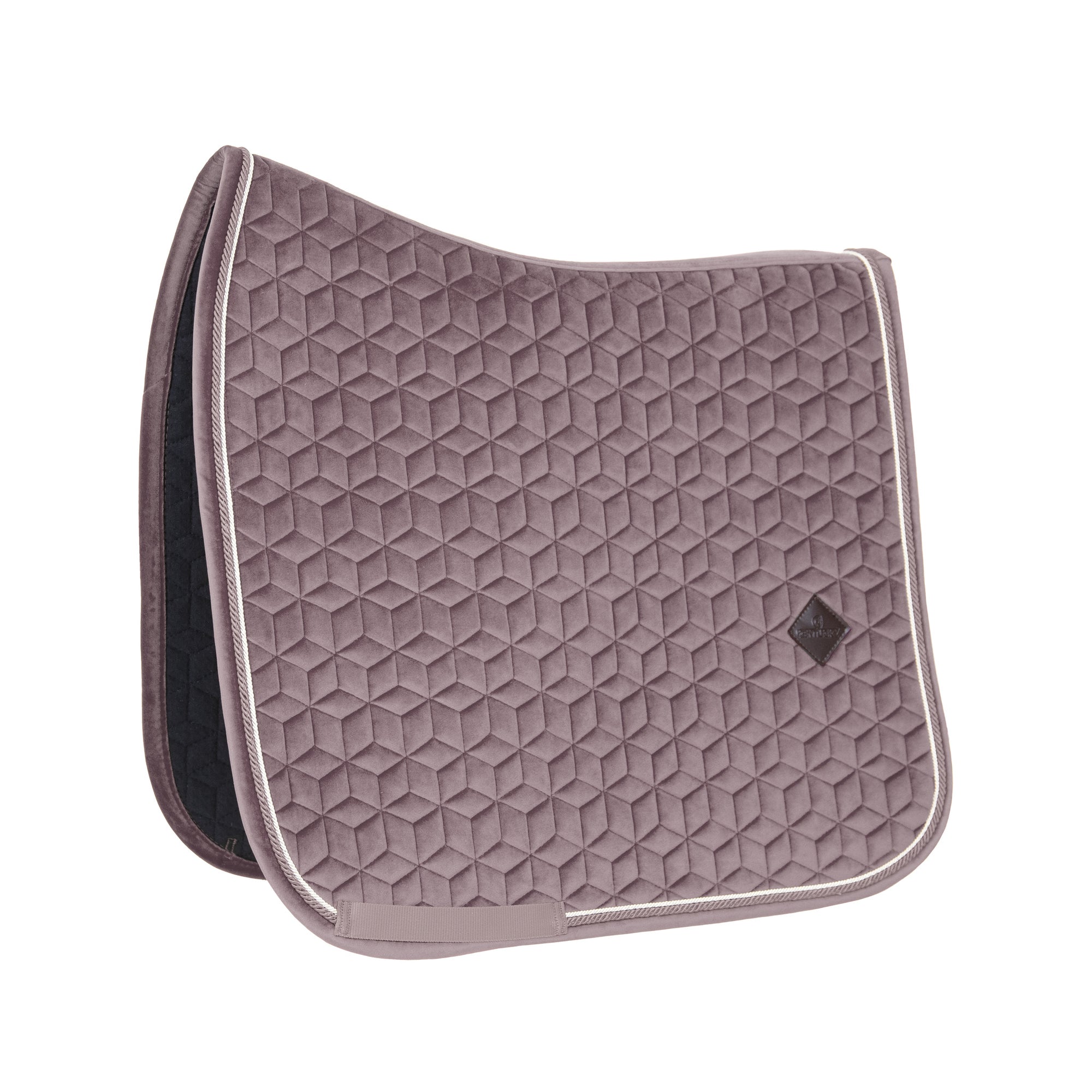 Kentucky Horsewear Saddle Pad Velvet Dressage, Light Purple
