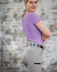 ELT Kassandra High Waist Full Grip Breeches, Stone Grey