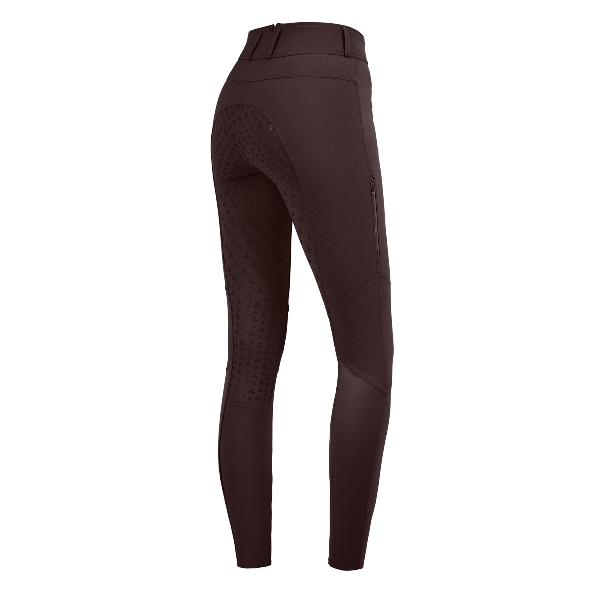 ELT Hella High Waist Full Grip Silicone Breeches, Maroon