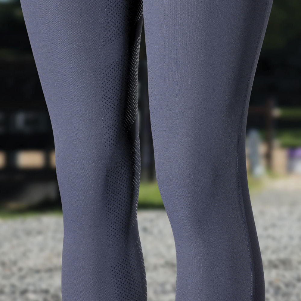B Vertigo Tiffany Silicone Full Seat, High Rise Breeches, Dark Navy