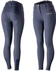 B Vertigo Tiffany Silicone Full Seat, High Rise Breeches, Dark Navy