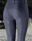 B Vertigo Tiffany Silicone Full Seat, High Rise Breeches, Dark Navy