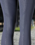 B Vertigo Tiffany Silicone Full Seat, High Rise Breeches, Dark Navy