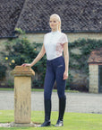 B Vertigo Tiffany Silicone Full Seat, High Rise Breeches, Dark Navy