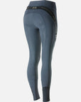 B Vertigo Jenny Silicone Full Seat Riding Tights, Black / Dark Gray