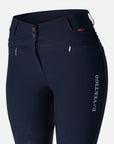 B Vertigo DREA Silicone Full Seat High Rise Breeches, Navy