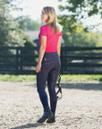 B Vertigo Olivia Silicone Full Seat, Mid Rise Breeches, Dark Navy