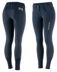 B Vertigo Meghan Silicone Full Seat, Mid Rise Breeches, Dark Navy