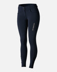 B Vertigo Meghan Silicone Knee Patch, Mid Rise Breeches, Dark Navy