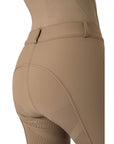 B Vertigo Patricia High Rise, Full Seat Thermo Winter Breeches, Shiitake Beige