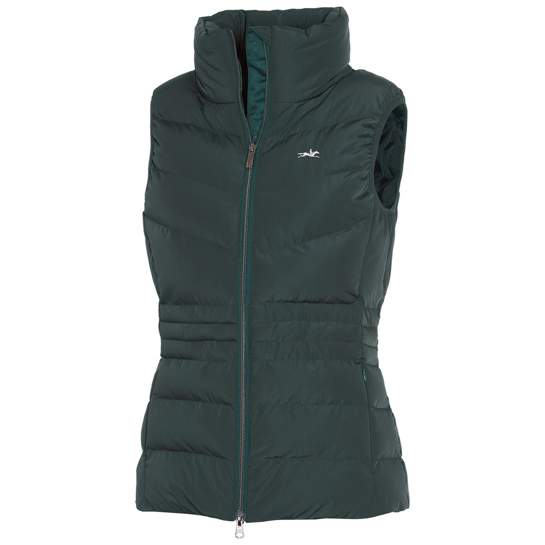 Schockemohle Merle Style Ladies Quilted Waistcoat, Bottle