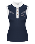 Fair Play Cecile Sleeveless Competition Shirt Rosegold, Navy