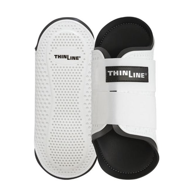 ThinLine Flexible Filly Closed Front Splint Boots White
