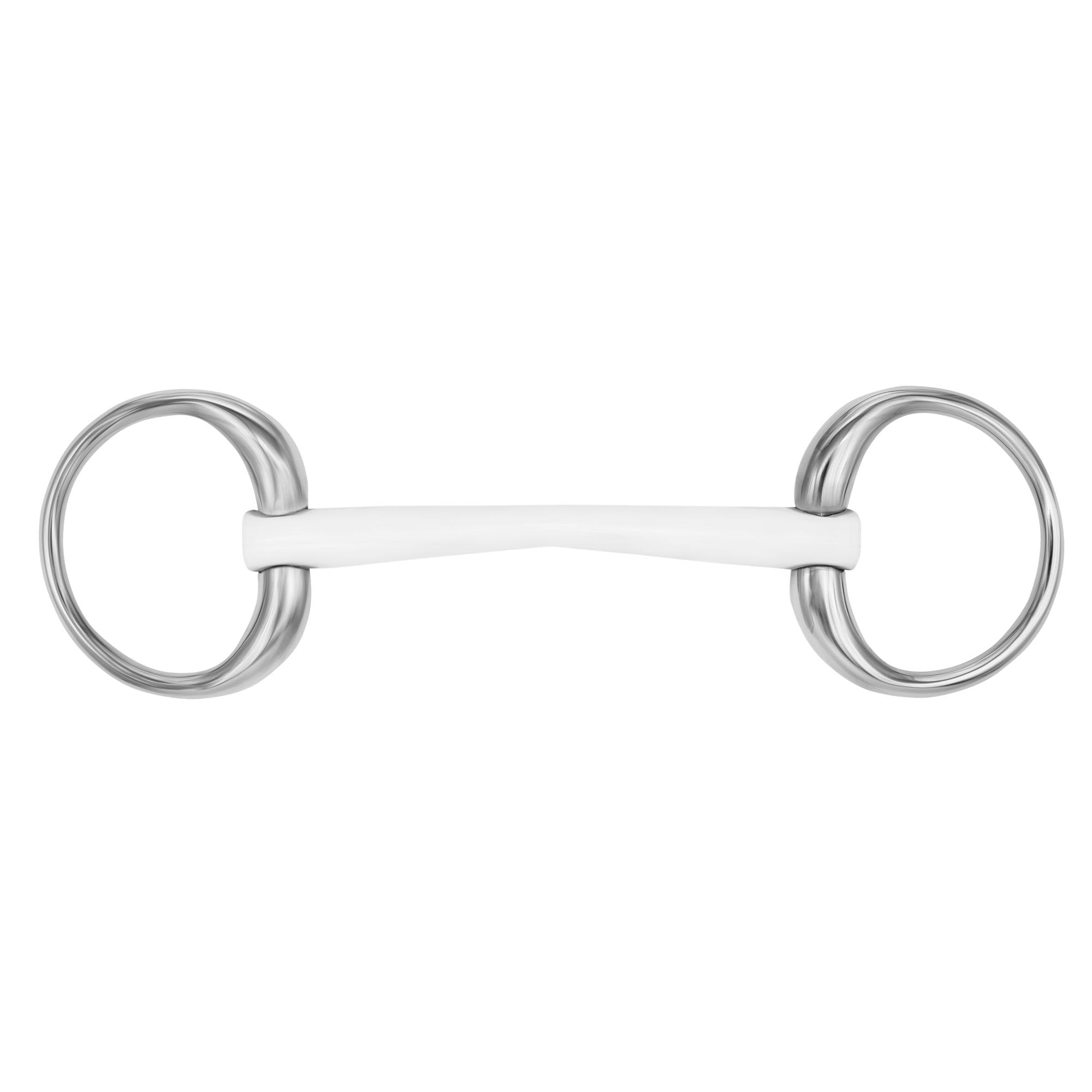 Herm Sprenger Duo Eggbutt 16 mm - Plastic White