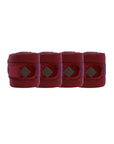 Kentucky Horsewear Polar Fleece Bandages Velvet, Bordeaux
