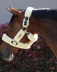 Kentucky Horsewear Sheepskin Shipping Halter, Natural