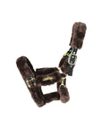 Kentucky Horsewear Sheepskin Shipping Halter, Brown