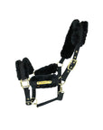 Kentucky Horsewear Nylon Sheepskin Halter, Black