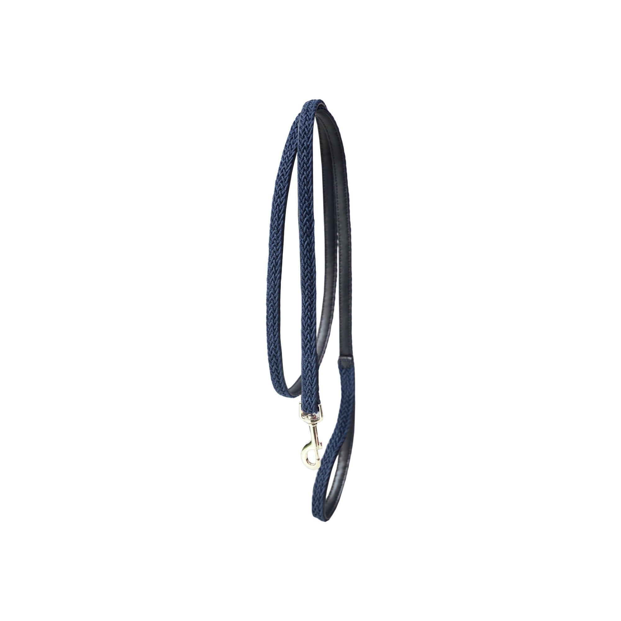 Kentucky Horsewear Plaited Nylon Horse Lead, Navy
