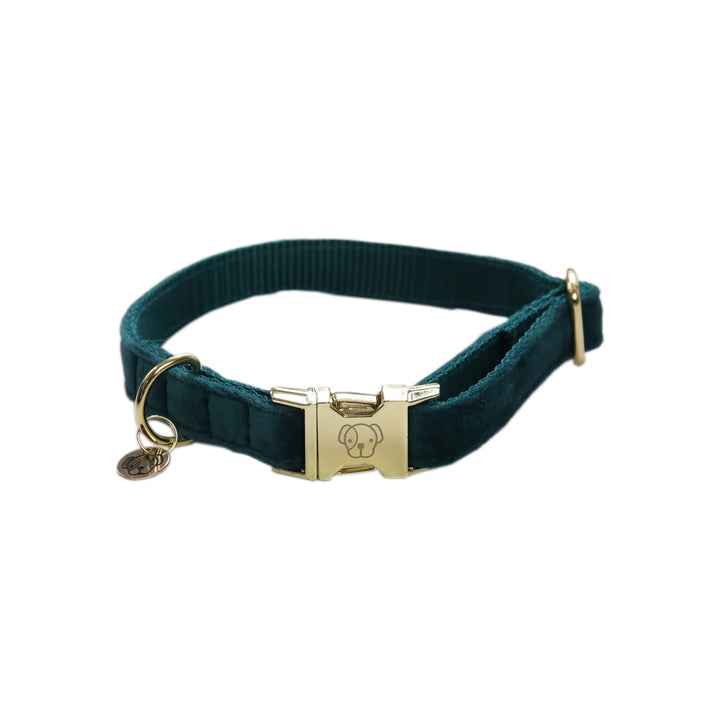 Kentucky Dog Collar Velvet, Emerald