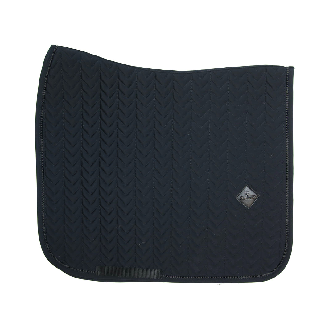 Kentucky Horsewear Saddle Pad Fishbone Dressage Black Edition Full