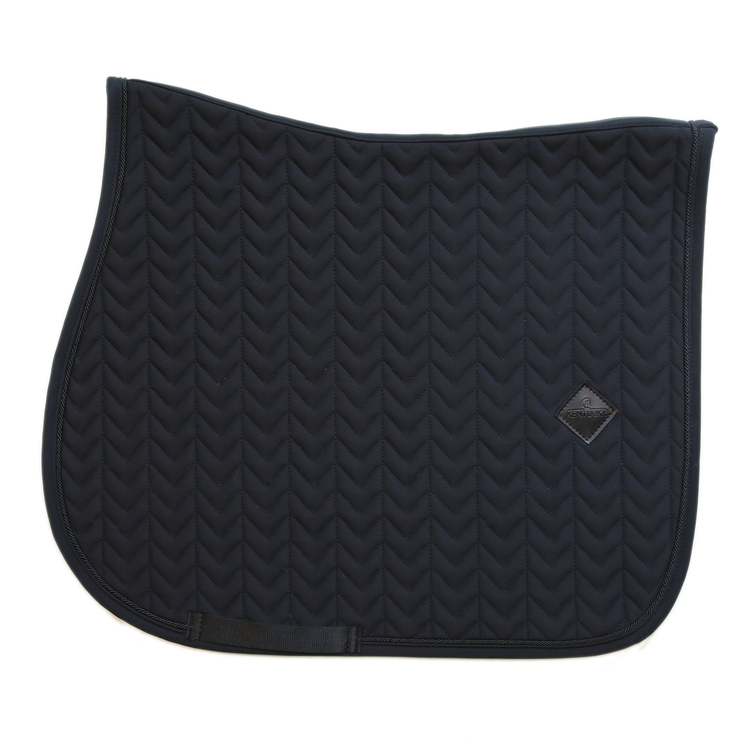 Kentucky Horsewear Saddle Pad Fishbone Jumping Black Edition Full