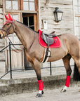 Kentucky Horsewear Saddle Pad Velvet Dressage Red Edition