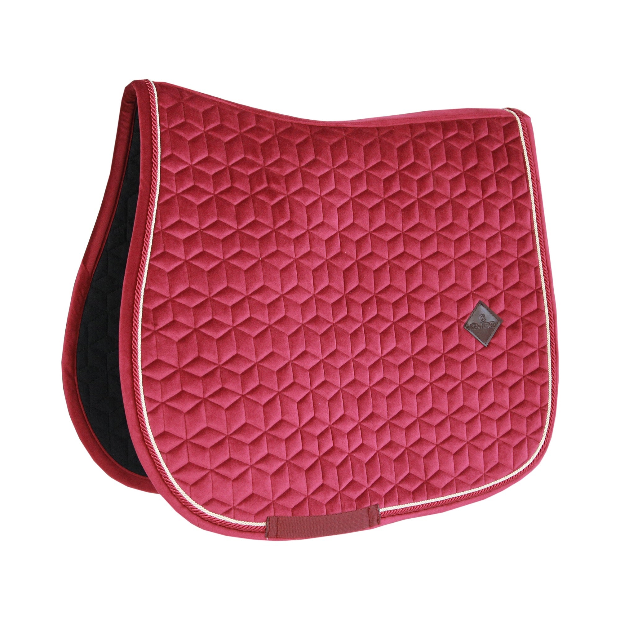 Kentucky Horsewear Saddle Pad Velvet Jumping Fuchsia Edition