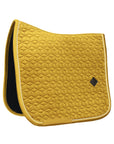 Kentucky Horsewear Saddle Pad Velvet Dressage Mustard Edition