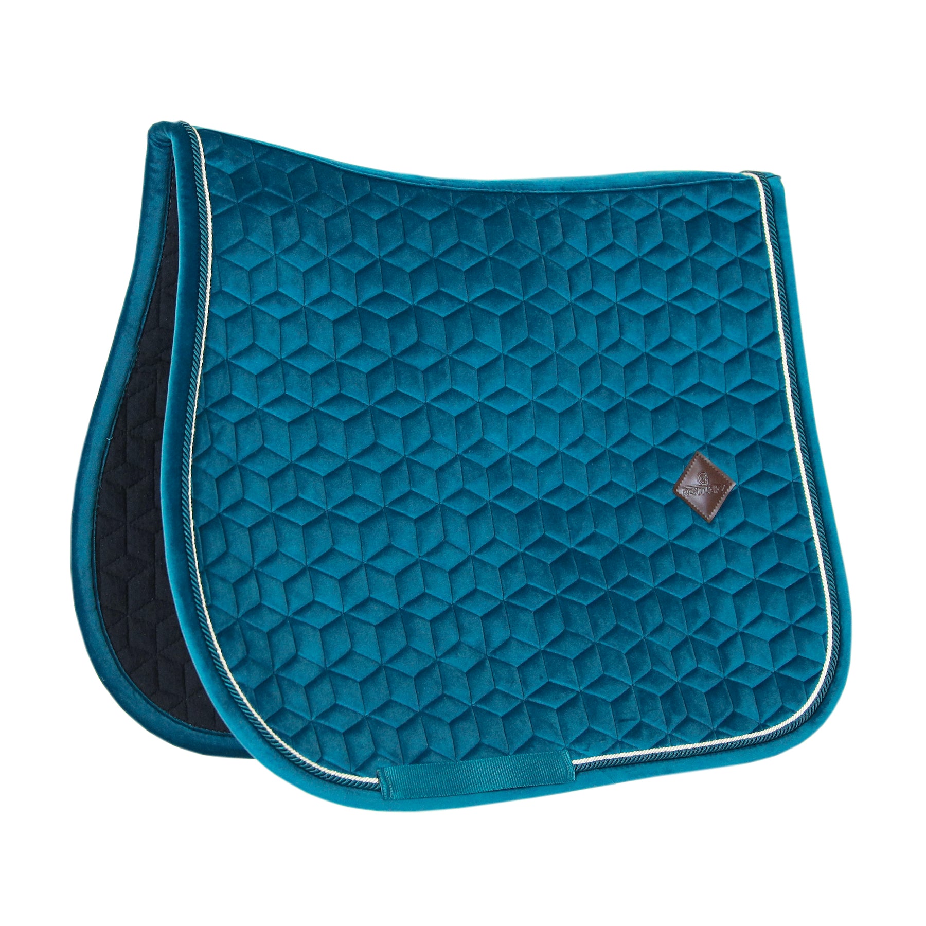 Kentucky Horsewear Saddle Pad Velvet Jumping Emerald Edition