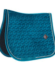 Kentucky Horsewear Saddle Pad Velvet Jumping Emerald Edition