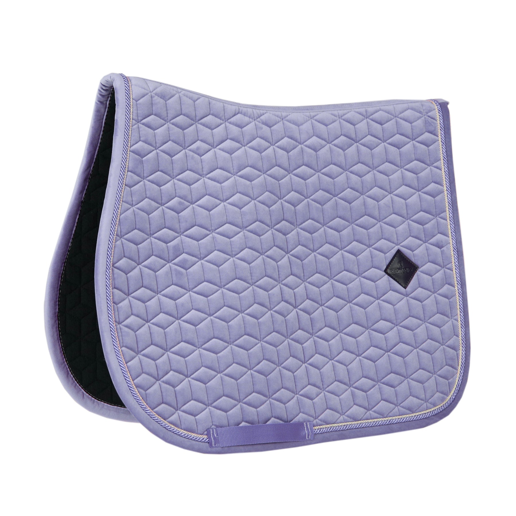 Kentucky Horsewear Saddle Pad Velvet Jumping, Purple