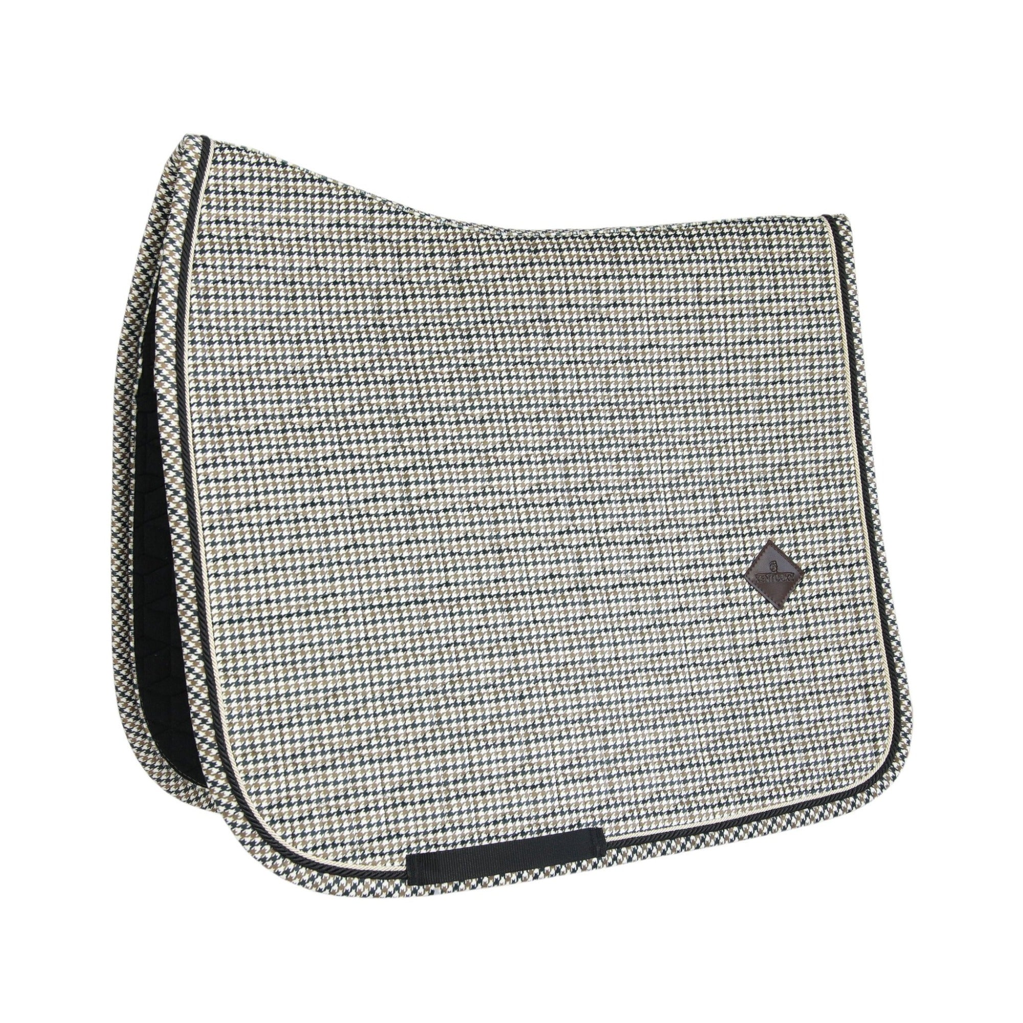 Kentucky Horsewear Saddle Pad Pied-de-Poule Dressage, Brown
