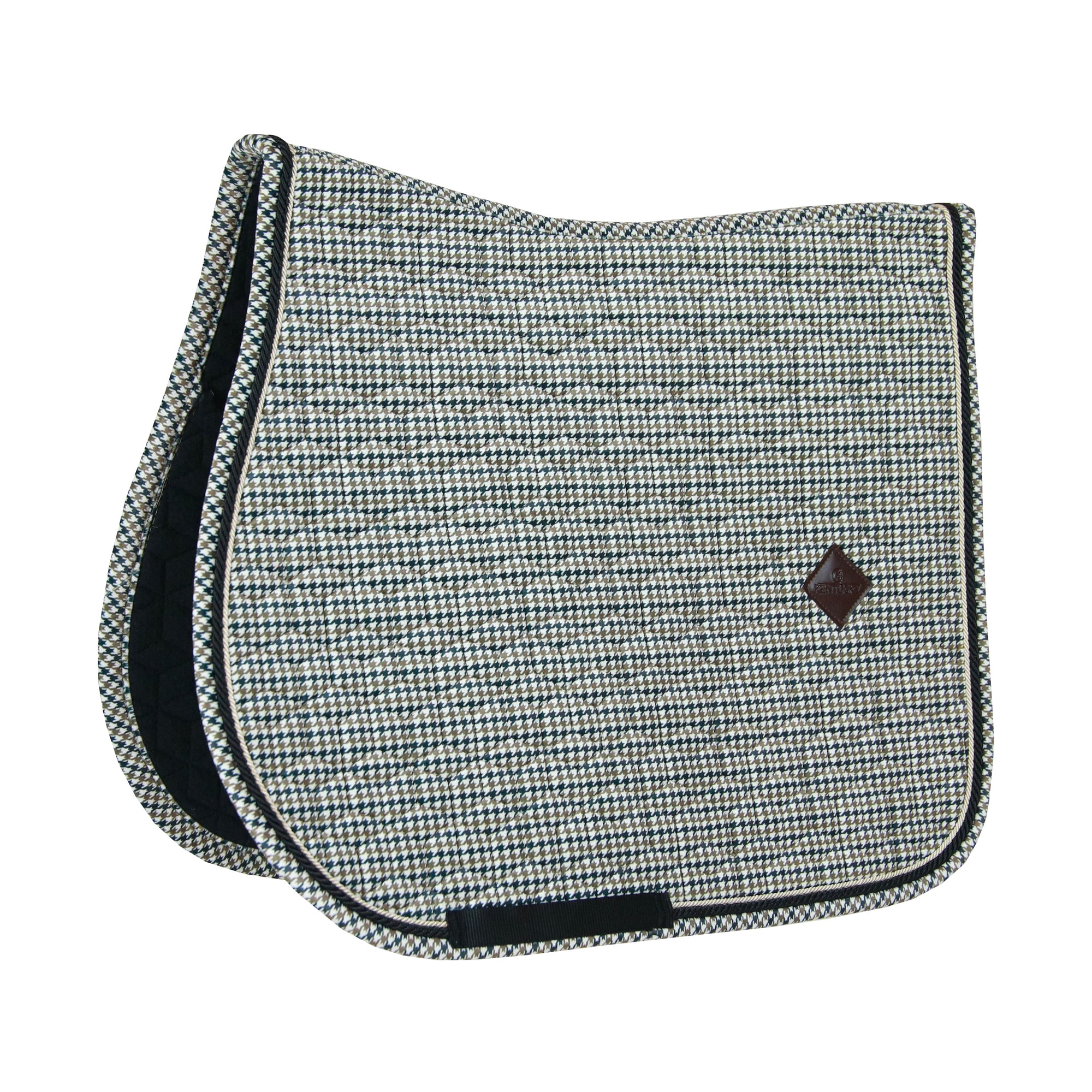 Kentucky Horsewear Saddle Pad Pied-de-Poule Jumping, Brown