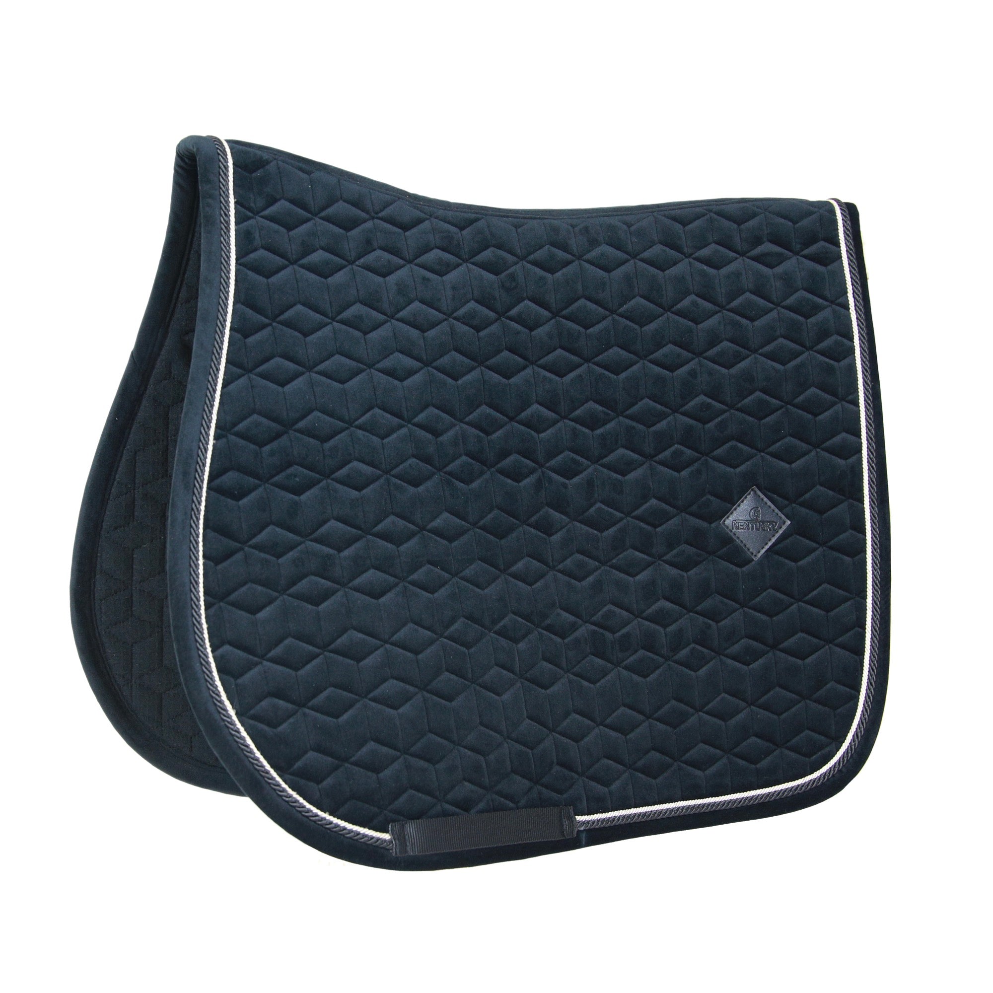 Kentucky Horsewear Saddle Pad Basic Velvet Jumping, Black