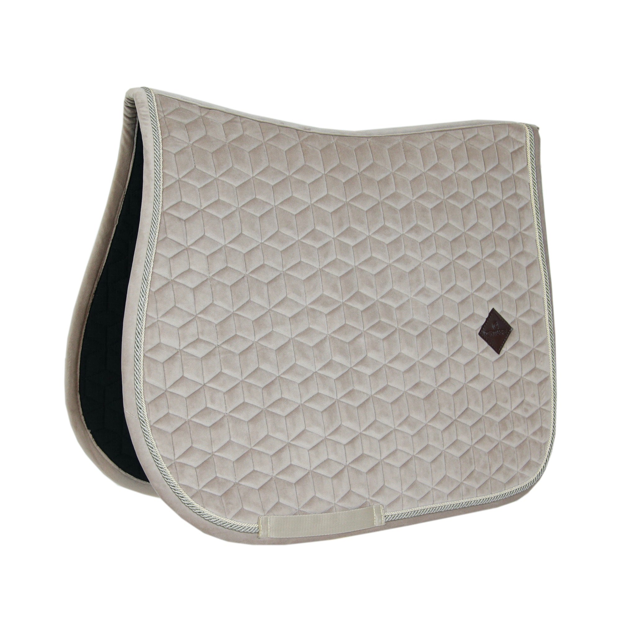 Kentucky Horsewear Saddle Pad Basic Velvet Jumping, Beige