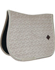 Kentucky Horsewear Saddle Pad Basic Velvet Jumping, Beige