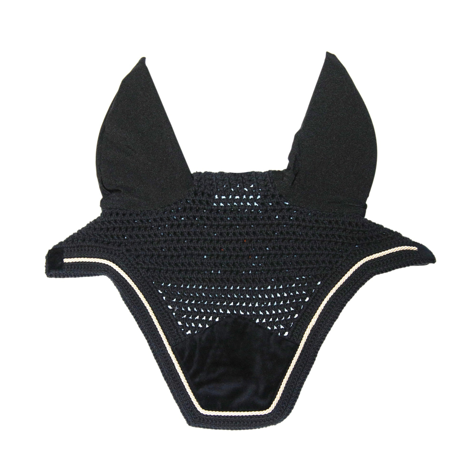 Kentucky Horsewear Fly Veil Wellington Basic Velvet, Black