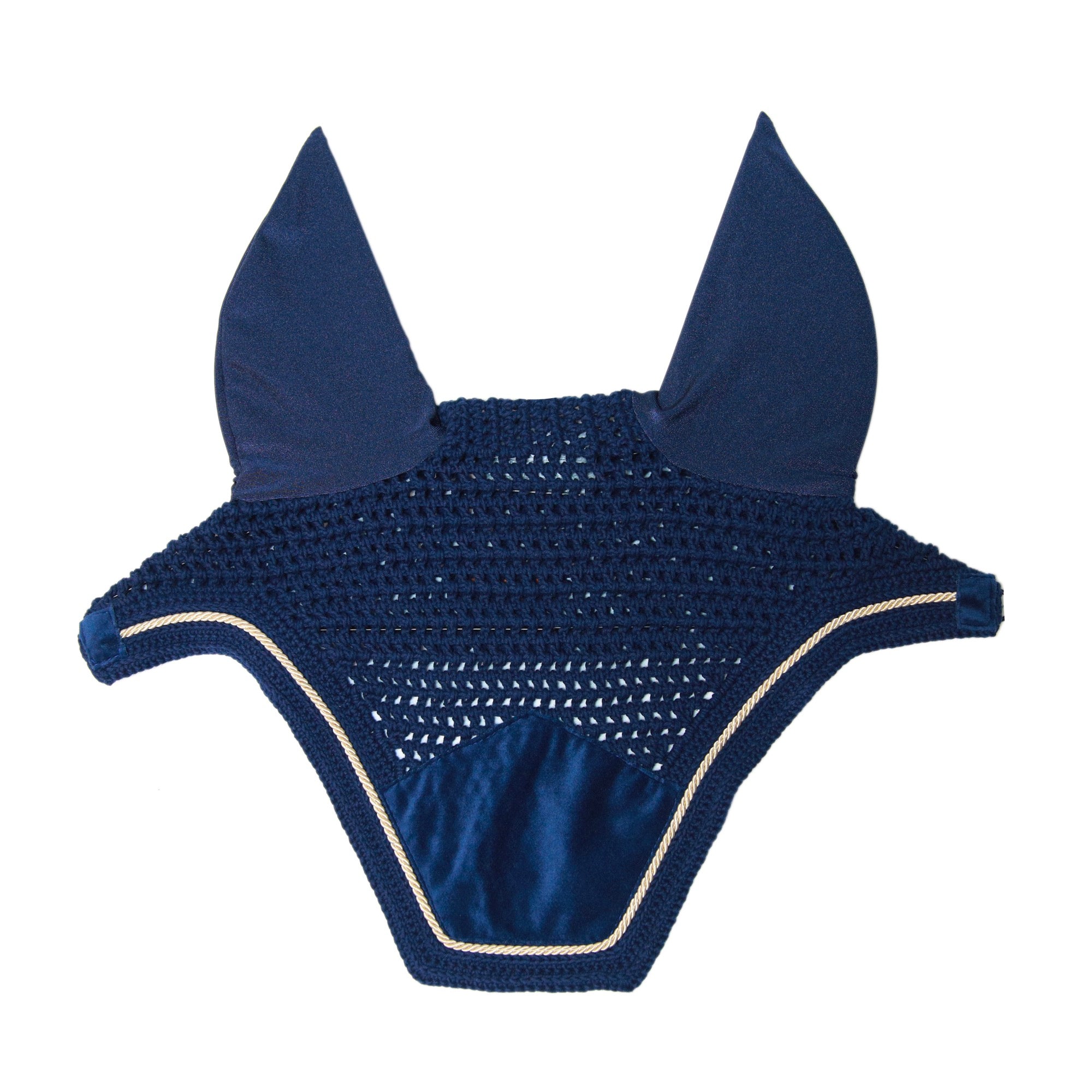 Kentucky Horsewear Fly Veil Wellington Basic Velvet, Navy