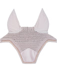 Kentucky Horsewear Fly Veil Wellington Velvet Pearls, Soft Rose