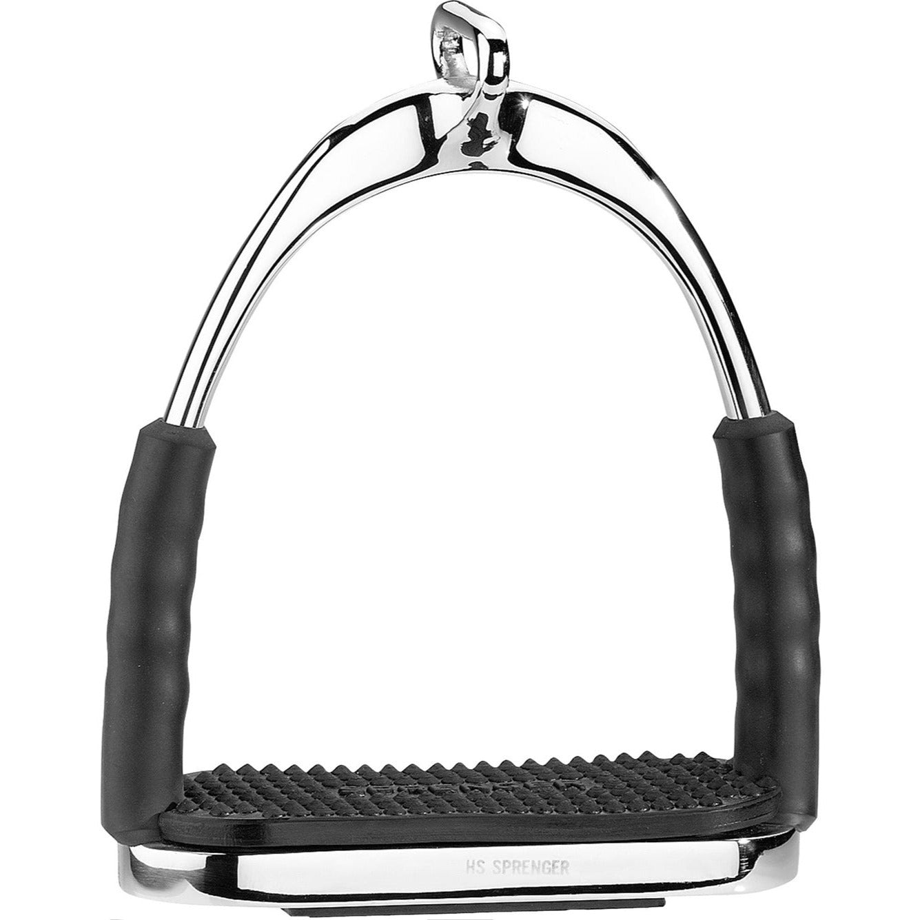 Herm Sprenger System-4 Stirrups With Offset Eye - Stainless Steel, 120mm