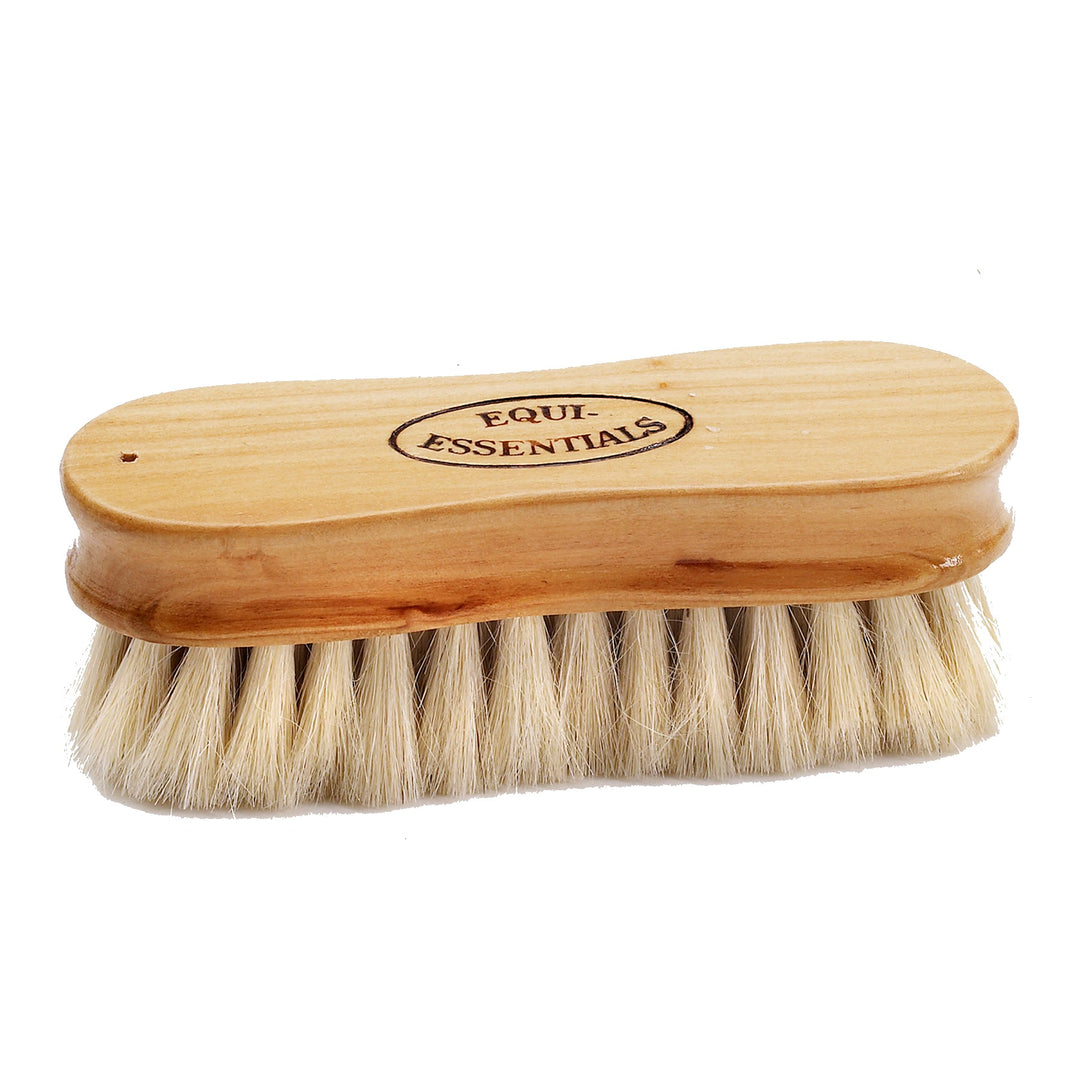 Equi-Essentials Wood Back Super Soft Face Brush, Goat Hair