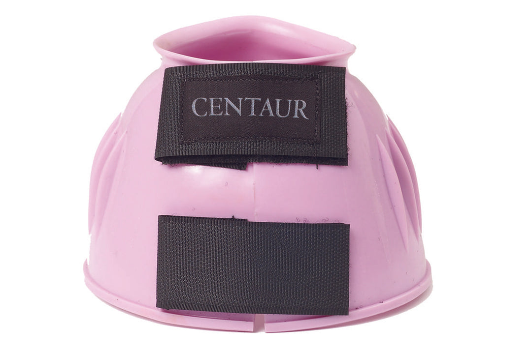 Centaur® PVC Ribbed Double Hook and Loop Bell Boots, Pink