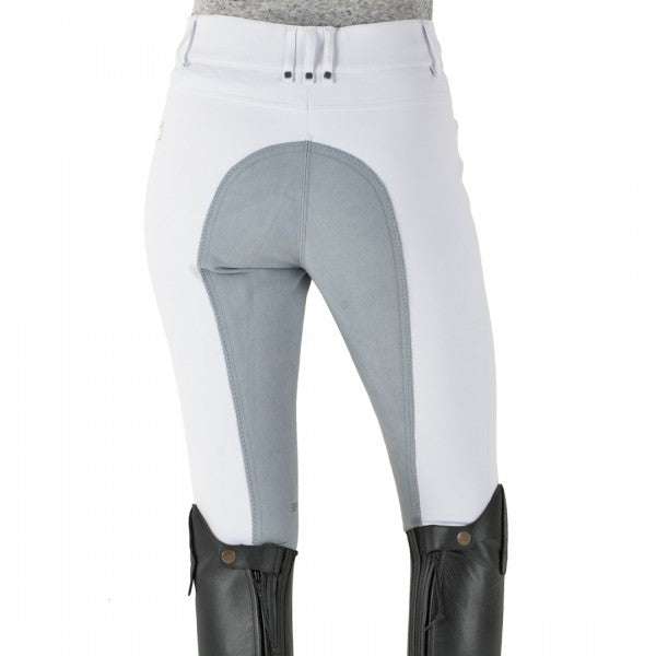Romfh Sarafina Full Seat, Mid Rise Breeches White/Light Grey