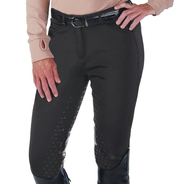 Romfh Arctic Fleece Full Grip, Mid Rise Winter Breeches, Greystoke